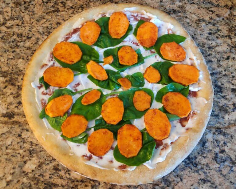 Vegan Rosemary and Sweet Potato Pizza