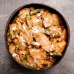 vegan massaman curry with mushroom chicken