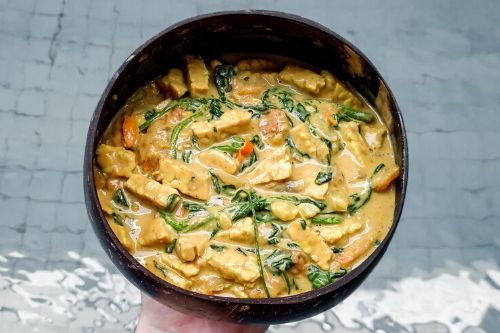 peanut tempeh curry