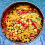 vegan singapore noodles quick easy 30 minutes plant-based gluten-free chinese cantonese